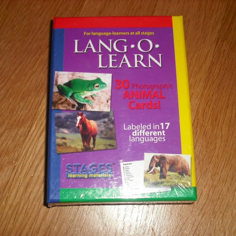 Lang O Learn Pets, Animals, Sea life by Stages Learning Materials New
